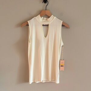 Nanette by Nanette Lepore • cream sleeveless top